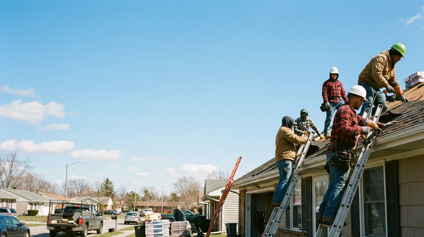 Roofing in Shirland, IL near me